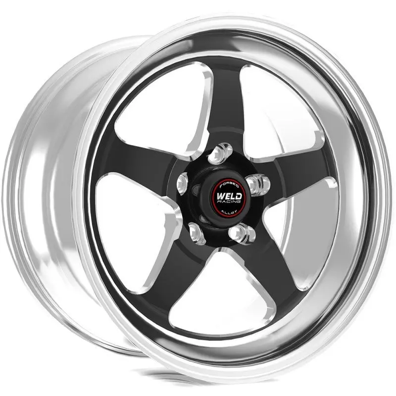 Weld S71 Heavy-Duty Steel Wheel – 20X10.5", 5X5" Bolt Pattern, 7.7" Backspace, High Pad, Non-Beadlock, Black Finish 1