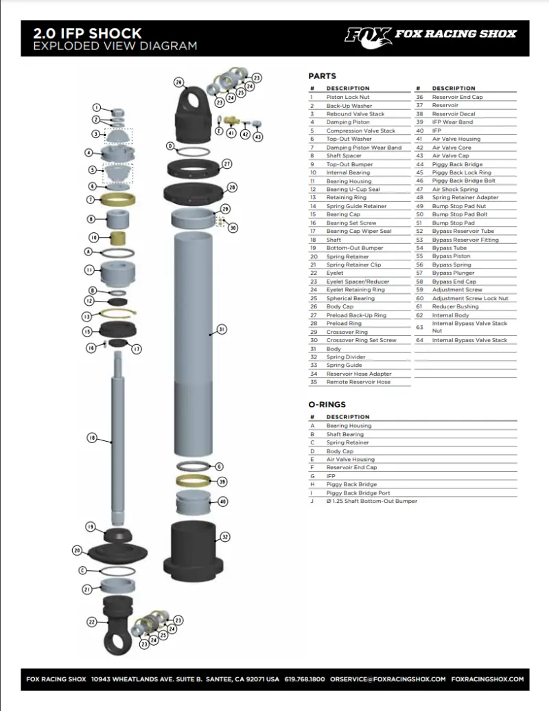 Fox Shock Valve – 0.950 In Od × 0.504 In Id × 0.020 In Thickness 1