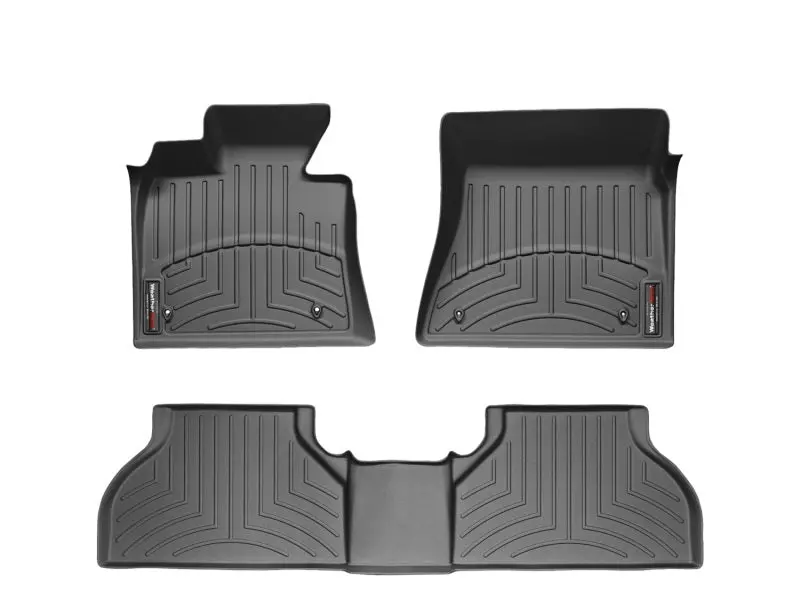Weathertech Front Floorliner – Durable Black Trim-To-Fit Design 1