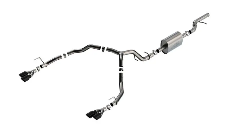 Borla S-Type Cat-Back Exhaust System For 2021–2022 Chevrolet Tahoe 5.3L V8 (2Wd/4Wd, 4-Door) 1
