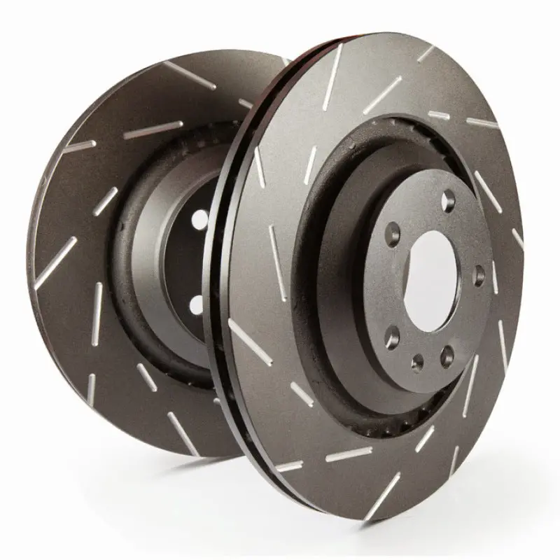 Ebc Usr Slotted Front Brake Rotors For 2017+ Kia Stinger 3.3L Twin-Turbo V6 1