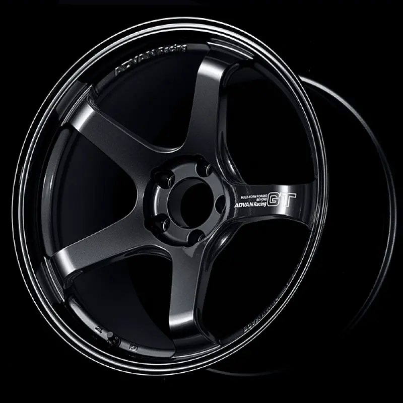Advan Gt Beyond 19X10.0 +35 5-114.3 Racing Titanium Black Wheel 1