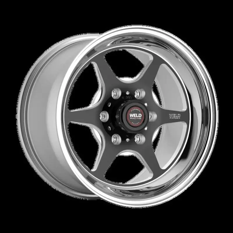 Weld S79 Hd Black Center / Polished Shell Wheel – 17X7 Inches, 6X135 Bolt Pattern, 4.2-Inch Backspace 1