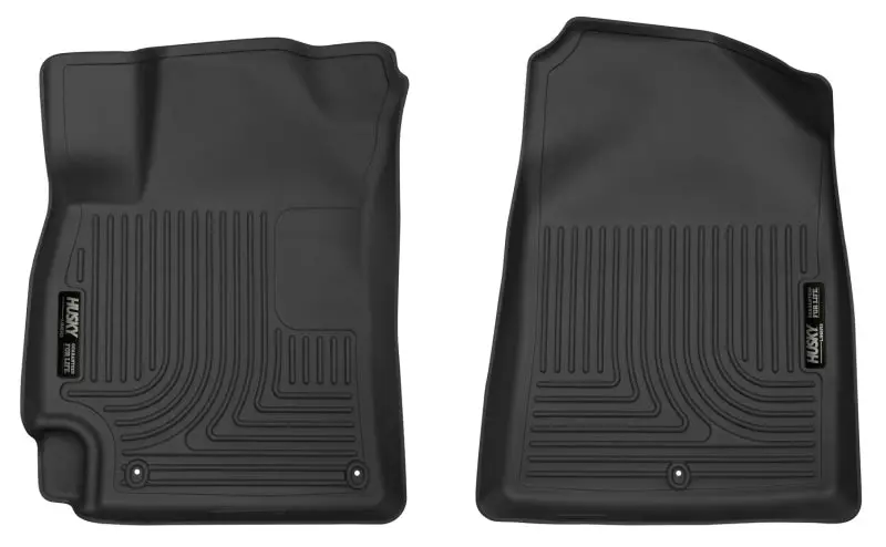 Husky Liners X-Act Contour Front Floor Mats – 2017–2018 Hyundai Elantra – Black, Precision Trim Fit 1