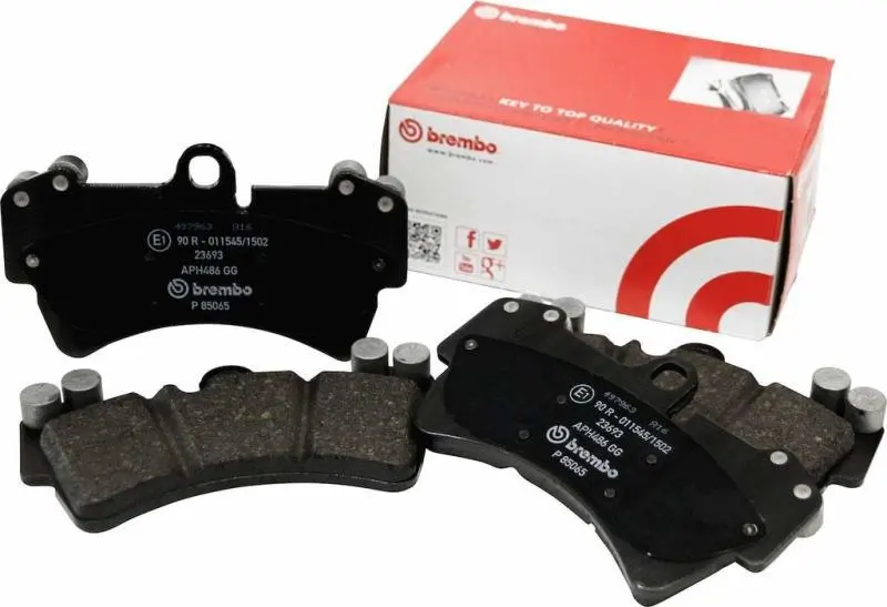 Brembo Premium Nao Ceramic Brake Pads – Front, Oe Equivalent For 2004–2006 Audi Tt Quattro 1
