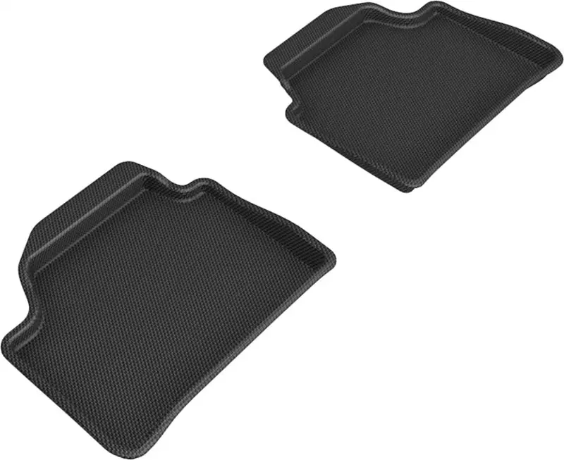 3D Maxpider Black Rear Floor Mats For 2012–2019 Bmw 1 Series (Kagu Platform) 1
