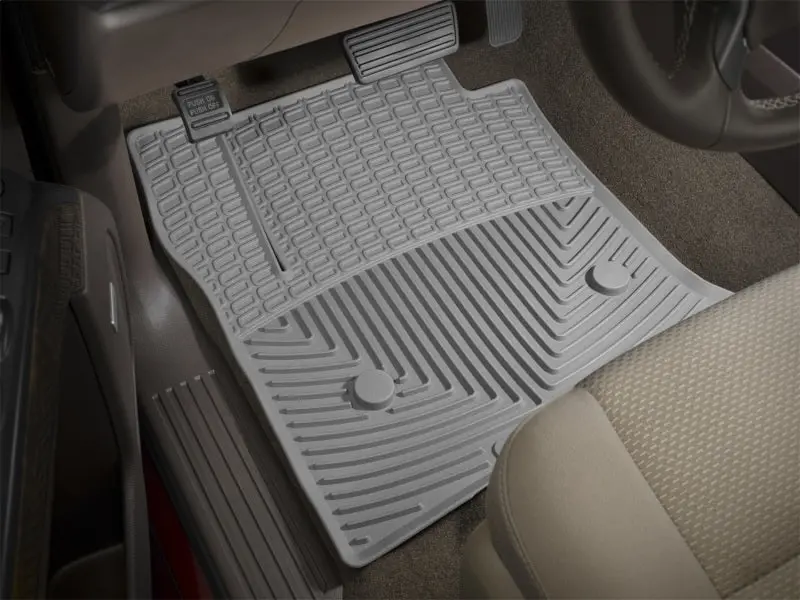 Wt Rubber Floor Mats – Front Row – Gray 1