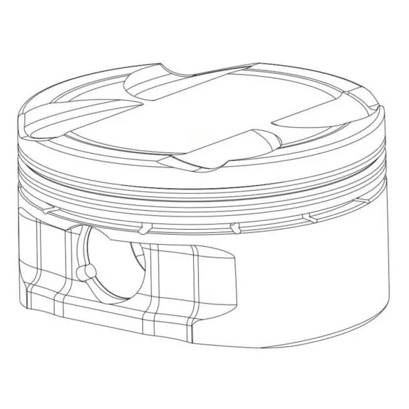 Cp Piston & Ring Set For Nissan Vr38Dett 94.4Mm Stroke - Bore (95.5Mm) - Size (Std) - Cr (9.0) 1