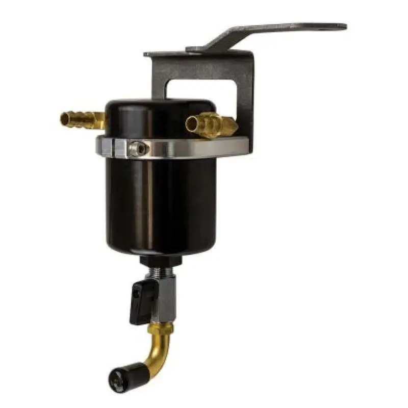 Moroso Air-Oil Separator – Black Anodized Unit For 2014–2018 Gm Trucks With 5.3L Or 6.2L Engines 1