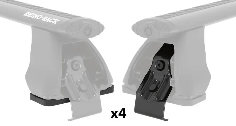 Rhino-Rack 2500 Fitting Kit – Includes 4 Pads And 4 Clamps For Crossbar Installation 1